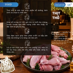 PATE GÓI CATIDEA 35G_THỊT THỎ + VỎ HẠT MÃ ĐỀ + DẦU NHUYỄN THỂ