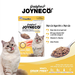Cá ngừ đóng gói bổ sung thịt gà cho mèo JOYNECO 60g