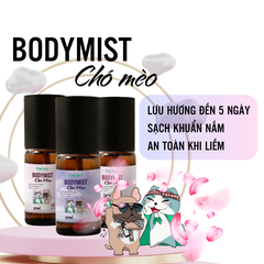 BodyMist Chó mèo Ecopets hương hoa hồng 20ml