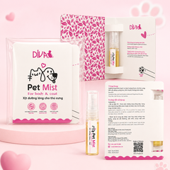 Xịt dưỡng lông cho thú cưng Diva (Pet Mist) 3 ml
