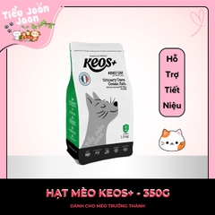 Thức ăn hạt cho mèo hỗ trợ tiết niệu Keos+ vị Cá Biển 350g