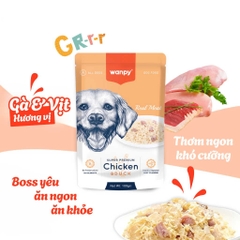 Pate dành cho chó Wanpy Premium 80g