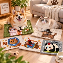 Thảm nằm 3D hình thú