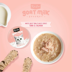 Pate sữa dê Kit Cat cá ngừ & cá hồi 70g - HỒNG CAM