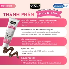 Gel dinh dưỡng Kit Cat hỗ trợ búi lông cho mèo 120g