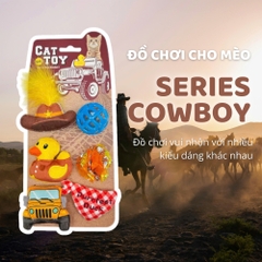 Đồ chơi cho mèo Vịt cao bồi - Set 6 cái FOFOS