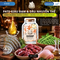 PATE GÓI CATIDEA 35G_TÔM + ĐẬU HÀ LAN + DẦU NHUYỄN THỂ