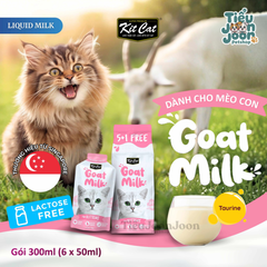 Sữa dê Kit Cat cho mèo con - Goat Milk For Kitten (6 gói)