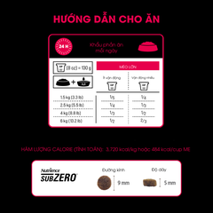 NT Subzero cho Mèo - Thịt bò, thịt cừu, lợn rừng, cá hồi, cá tuyết (Cho mọi giống mèo ở mọi lứa tuổi)