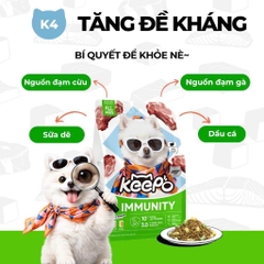 Thức ăn hạt cho chó Keepo K4 Immunity (Tăng đề kháng) 1kg