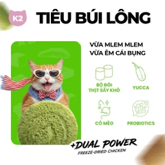 Thức ăn hạt cho mèo Keepo K2 Hairball Care (Búi Lông) 1kg