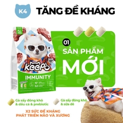 Thức ăn hạt cho chó Keepo K4 Immunity (Tăng đề kháng) 1kg