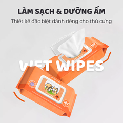 Khăn ướt cho thú cưng Fofos