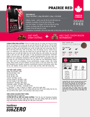 NT Subzero cho Chó - Thịt bò, thịt cừu, lợn rừng, cá hồi, cá tuyết và rau củ quả tự nhiên (Cho mọi giống chó ở mọi lứa tuổi)