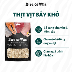 Thịt vịt sấy cho chó mèo Bite Of Wild 40g
