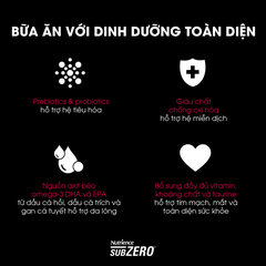 NT Subzero cho Mèo - Thịt bò, thịt cừu, lợn rừng, cá hồi, cá tuyết (Cho mọi giống mèo ở mọi lứa tuổi)