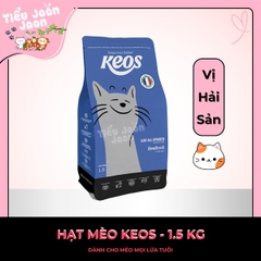 Thức ăn hạt cho mèo Keos vị Hải Sản 1,5kg