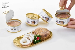 PATE LON CÁ NGỪ JELLY TOPPING MỰC ỐNG KING'S PET BY BAO ANH 85G
