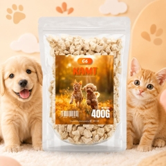 Ức gà sấy viên cho chó mèo Kamt 400g