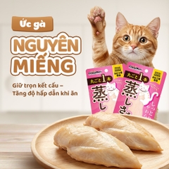 Ức gà hấp nước cốt gà cua
