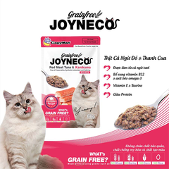 Cá ngừ đóng gói bổ sung thanh cua cho mèo JOYNECO 60g