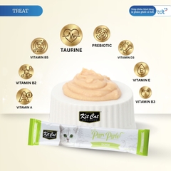 SỐT THƯỞNG KIT CAT PURR PUREE CÁ HỒI 75G - XANH LÁ
