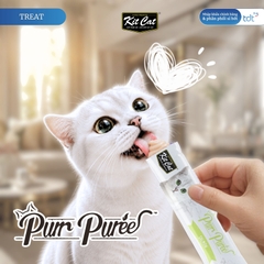 SỐT THƯỞNG KIT CAT PURR PUREE CÁ HỒI 75G - XANH LÁ