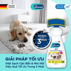 DUNG DỊCH TẨY VẾT BẨN VÀ KHỬ MÙI THÚ CƯNG DR. BECKMANN 650ml