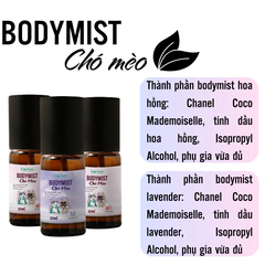 BodyMist Chó mèo Ecopets hương lavender 20ml