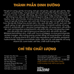 NT Subzero cho Chó - Gà tây, cá hồi, cá trích, cá tuyết và rau củ quả tự nhiên (Cho mọi giống chó ở mọi lứa tuổi)