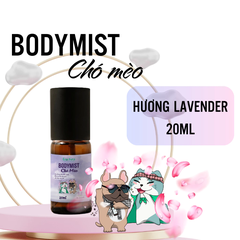 BodyMist Chó mèo Ecopets hương lavender 20ml