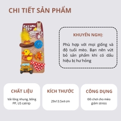 Đồ chơi cho mèo Vịt cao bồi - Set 6 cái FOFOS