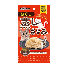 Ức gà hấp nước cốt gà cá ngừ xé nhỏ 60g