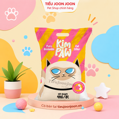 Cát đất sét tự nhiên vệ sinh cho mèo KimPaw hương Phấn Hoa 8L/4kg