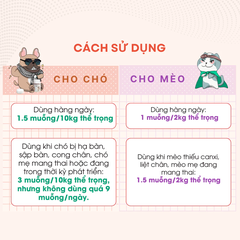 Bột CANXI HỮU CƠ Ecopets 50G
