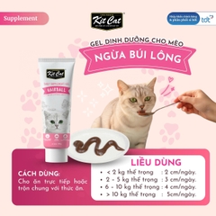 Gel dinh dưỡng Kit Cat hỗ trợ búi lông cho mèo 120g