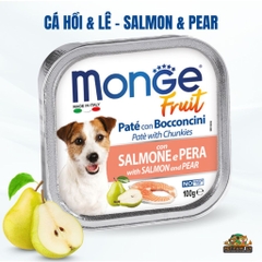 Pate chó cao cấp Ý Monge FRUIT hộp 100g