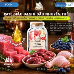 PATE GÓI CATIDEA 35G_CÁ NGỪ + VIỆT QUẤT + DẦU NHUYỄN THỂ