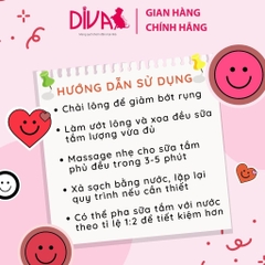 Sữa tắm chó dưỡng ẩm khử mùi DIVA Hồng 400ml