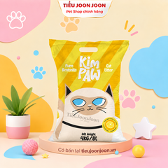 Cát đất sét tự nhiên vệ sinh cho mèo KimPaw hương Chanh 8L/4kg