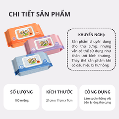 Khăn ướt cho thú cưng Fofos
