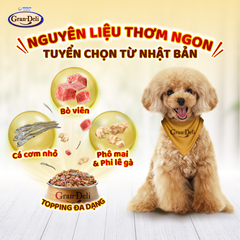 Thức ăn hạt khô cho chó trưởng thành Grand-Deli vị Bò 700g