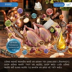 PATE GÓI CATIDEA 35G_THỊT BỒ CÂU + CỦ TỪ + DẦU NHUYỄN THỂ