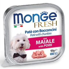 Pate chó cao cấp Ý Monge FRESH hộp 100g