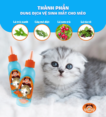 Dung dịch vệ sinh mắt cho mèo Lee&Webster 130ml