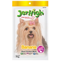 Bánh thưởng cho chó vị Chuối JerHigh Banana Stick 70g
