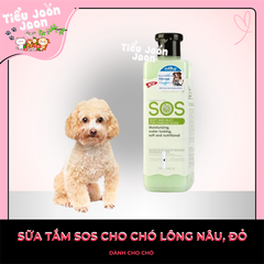 Sữa tắm SOS xanh lá làm mềm mượt lông cho chó 530ml