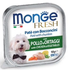 Pate chó cao cấp Ý Monge FRESH hộp 100g