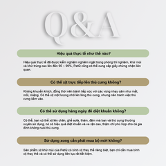 Bình xịt khử mùi diệt khuẩn dành cho thú cưng PetQ - Hương Gỗ 300ml (Lõi thay)