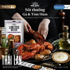 Súp thưởng Absolute Holistic Bisque Gà & tôm hùm 60g